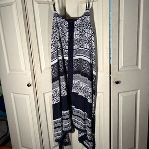 Lane Bryant Black and White Floral Dress Size 26/28